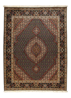 Persisk tæppe - Tabriz - Royal - 202 x 150 cm - mørkeblå