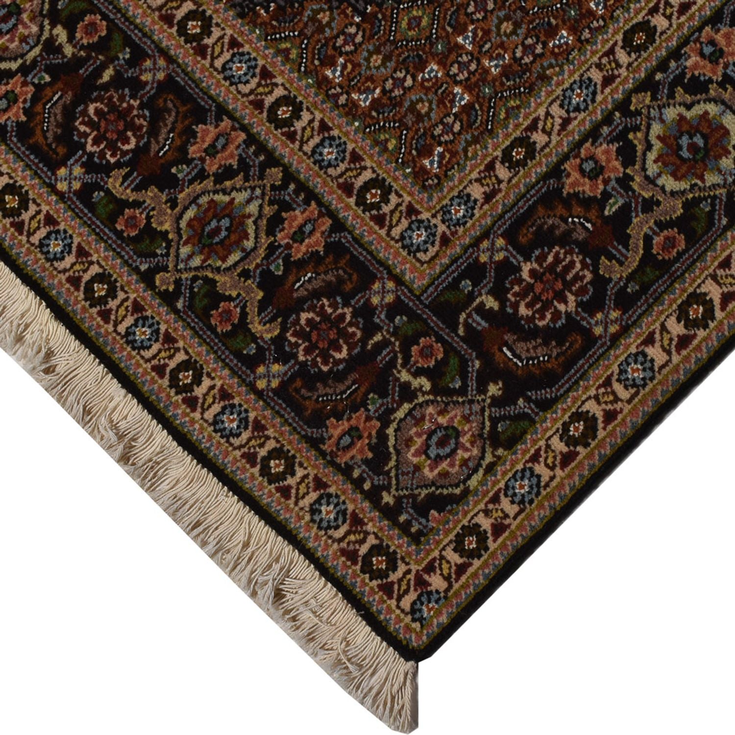 Persisk tæppe - Tabriz - Royal - 202 x 150 cm - mørkeblå
