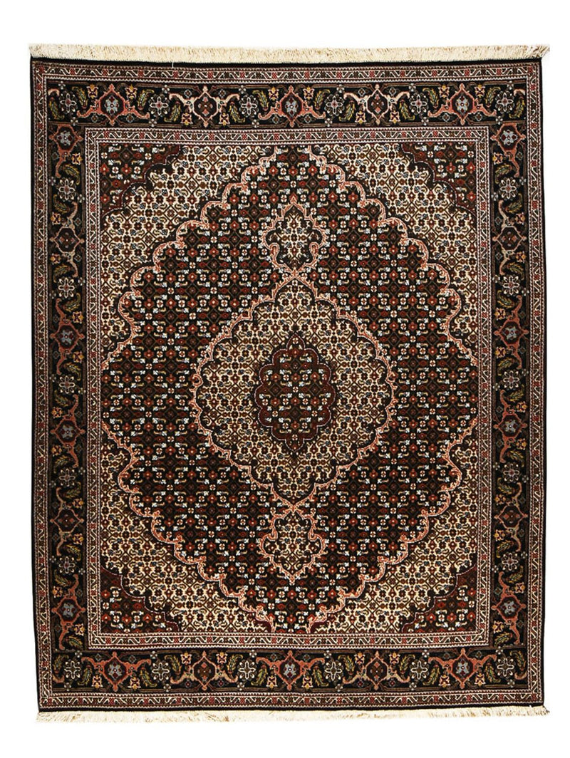 Persisk tæppe - Tabriz - Royal - 200 x 151 cm - mørkebrun