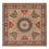 Persisk tæppe - Tabriz - Royal firkantet  - 253 x 251 cm - mørk beige