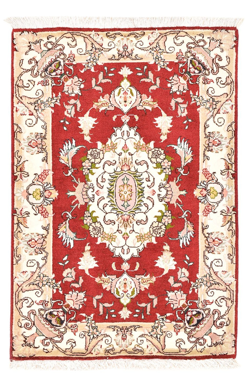Persisk tæppe - Tabriz - Royal - 90 x 60 cm - rød