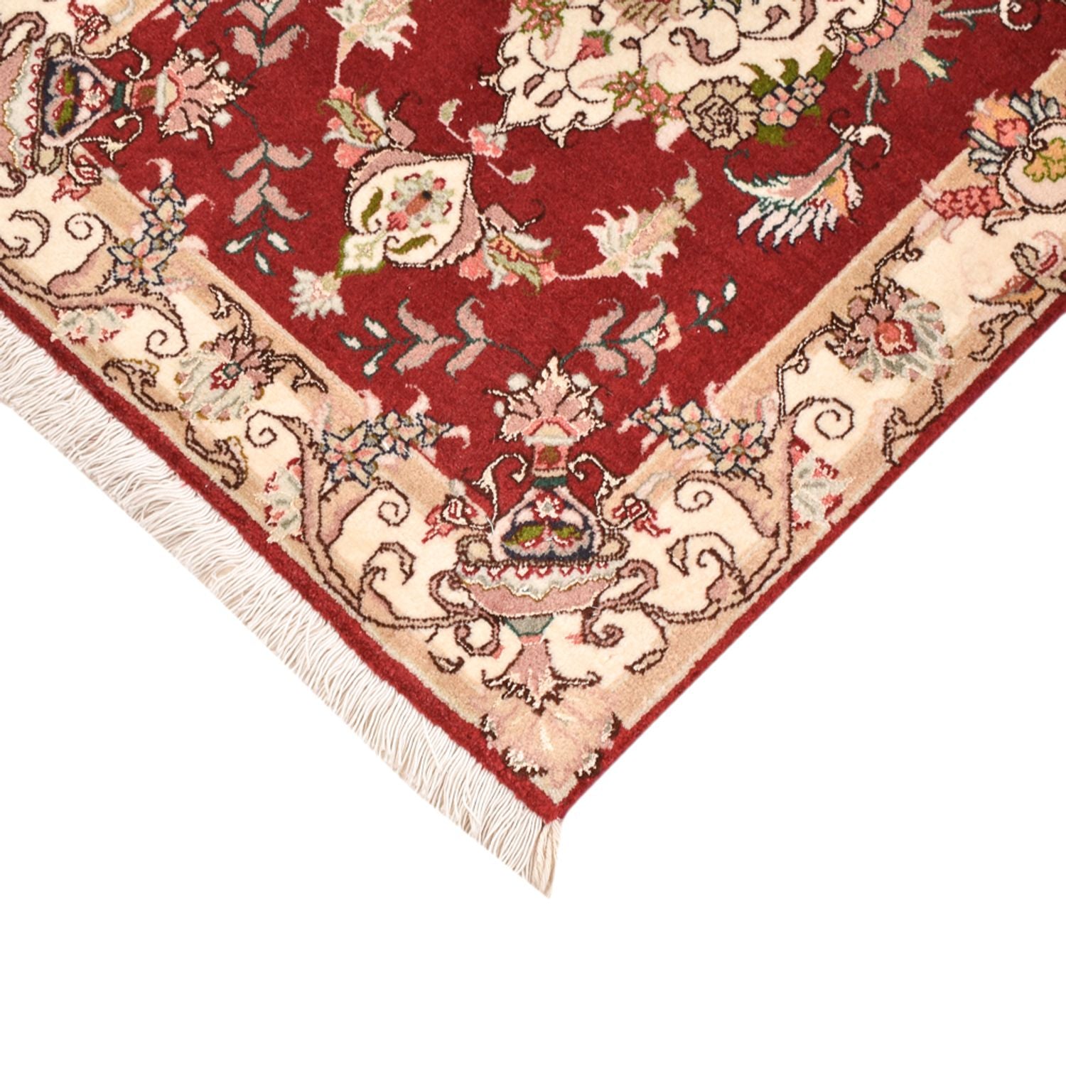 Persisk tæppe - Tabriz - Royal - 90 x 60 cm - rød