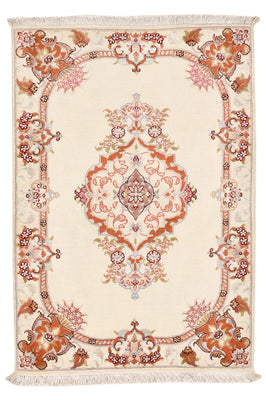 Persisk tæppe - Tabriz - Royal - 90 x 60 cm - creme