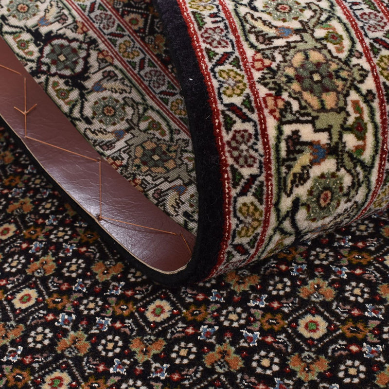 Løber Persisk tæppe - Tabriz - Royal - 396 x 82 cm - mørk beige