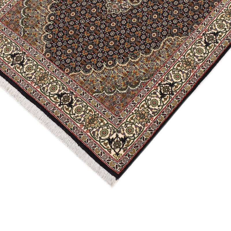 Løber Persisk tæppe - Tabriz - Royal - 390 x 82 cm - mørk beige