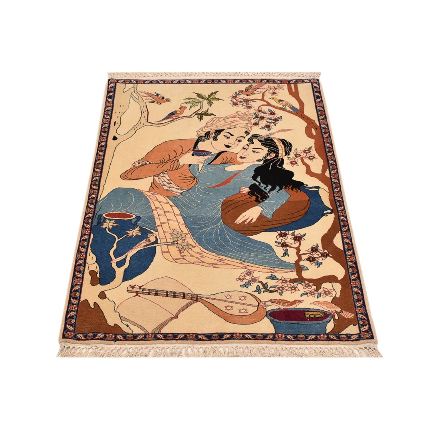 Persisk tæppe - Tabriz - Royal - 122 x 76 cm - flerfarvet