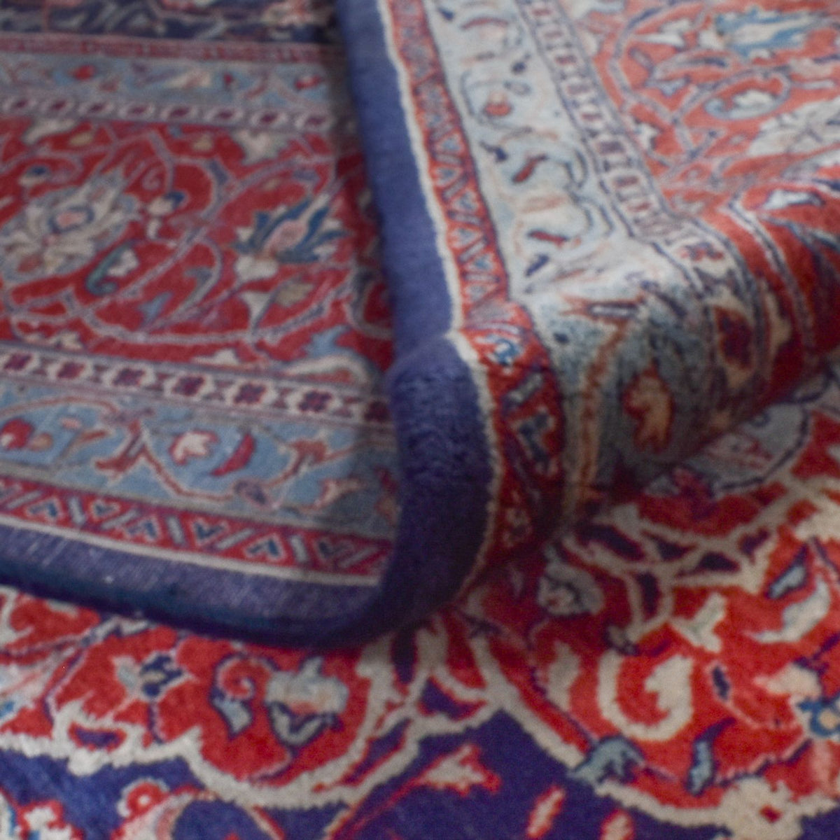 Persisk tæppe - Classic - 414 x 302 cm - mørkeblå