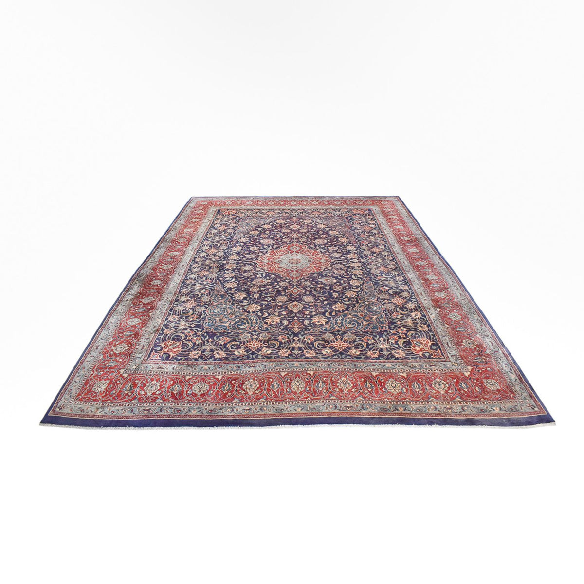 Persisk tæppe - Classic - 414 x 302 cm - mørkeblå