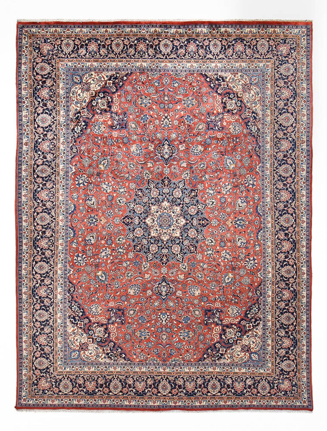Persisk tæppe - Classic - Royal - 393 x 293 cm - lysrød