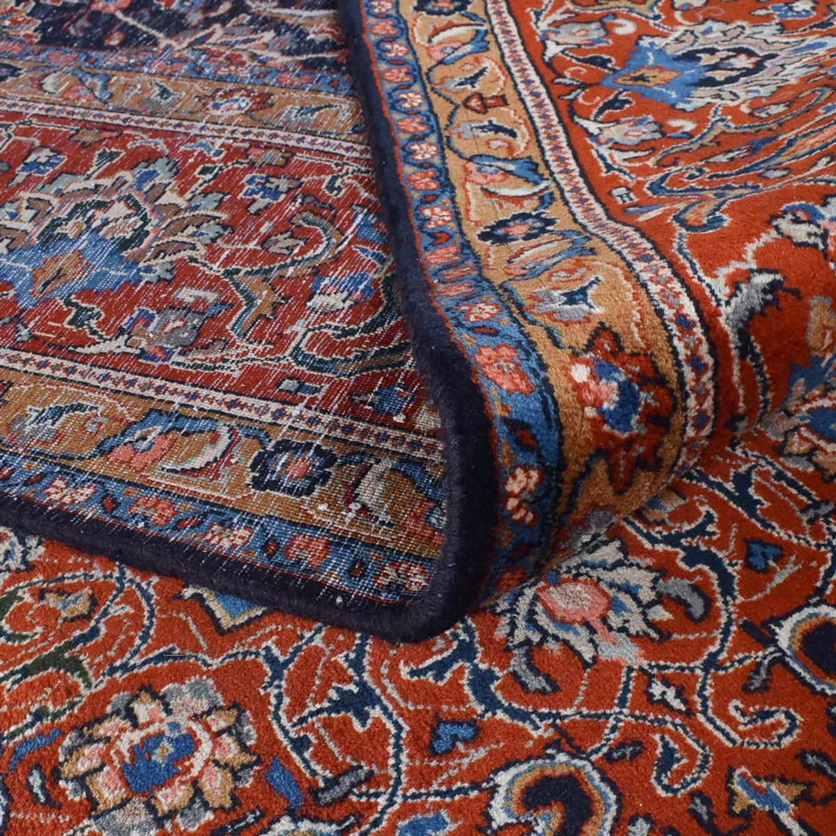 Persisk tæppe - Classic - Royal - 402 x 294 cm - mørkeblå