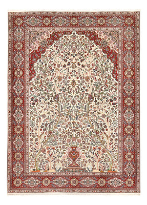 Persisk tæppe - Tabriz - Royal - 250 x 178 cm - creme