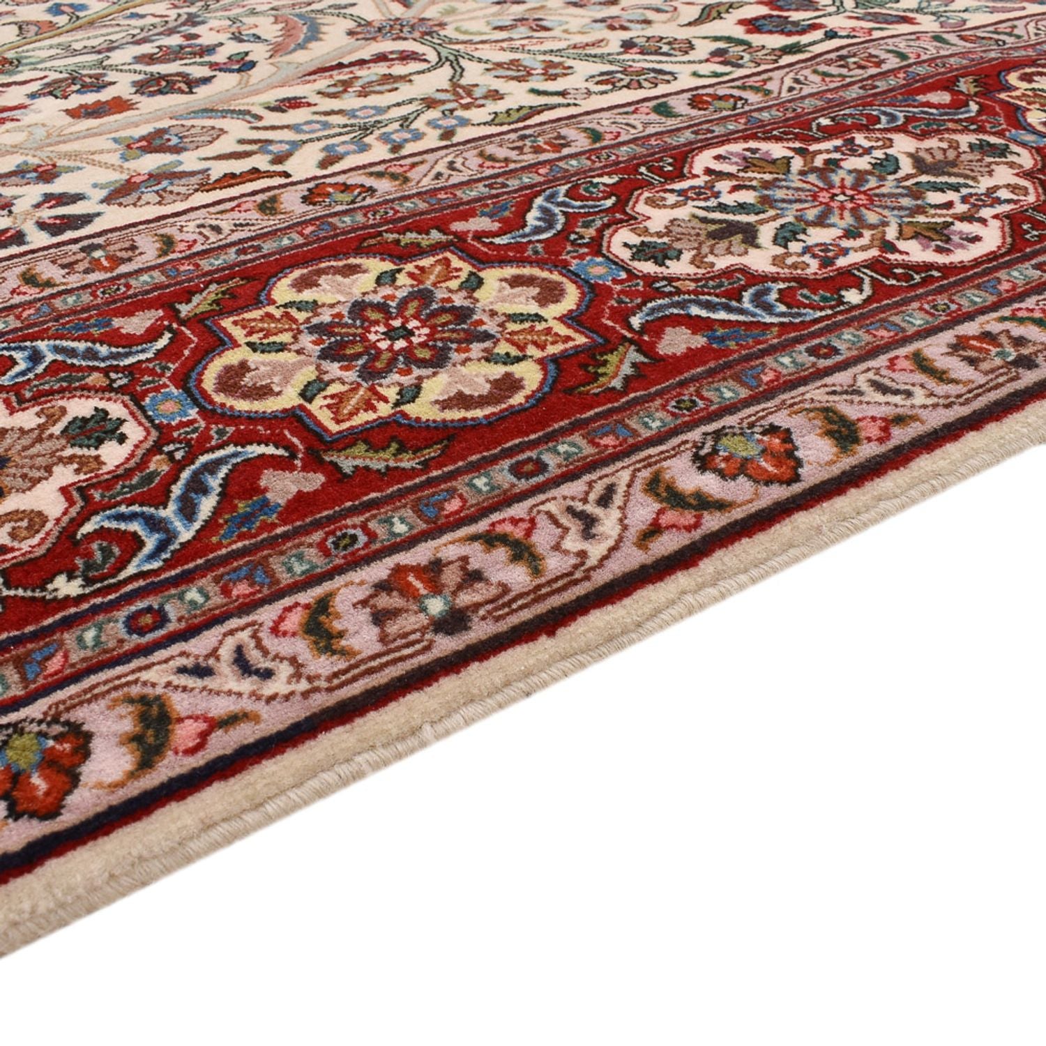 Persisk tæppe - Tabriz - Royal - 250 x 178 cm - creme