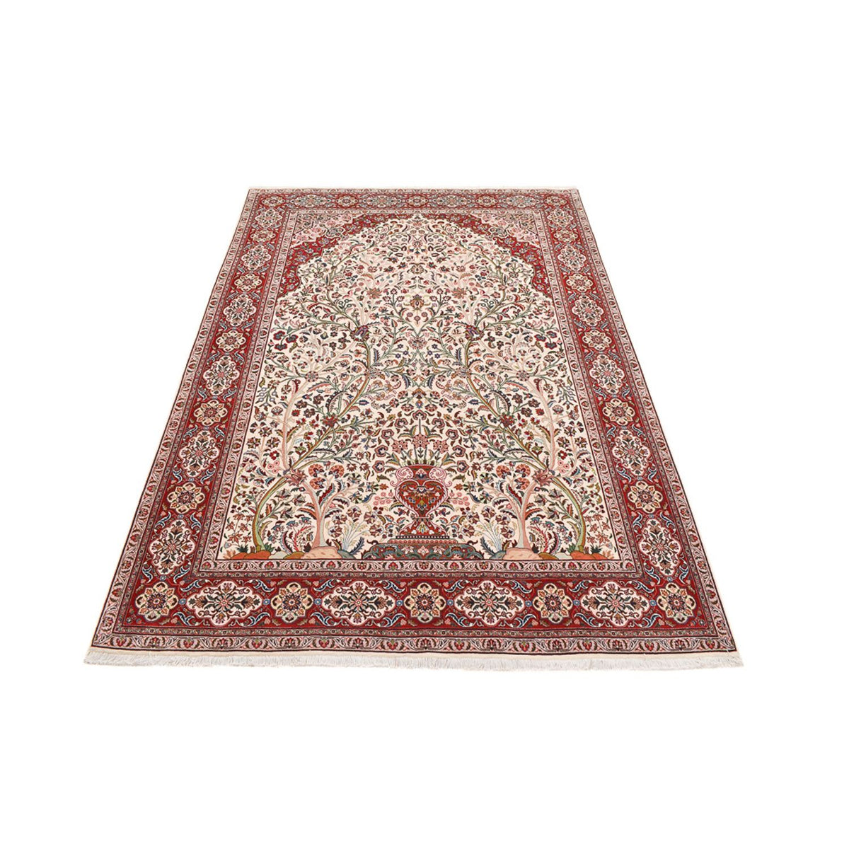 Persisk tæppe - Tabriz - Royal - 250 x 178 cm - creme