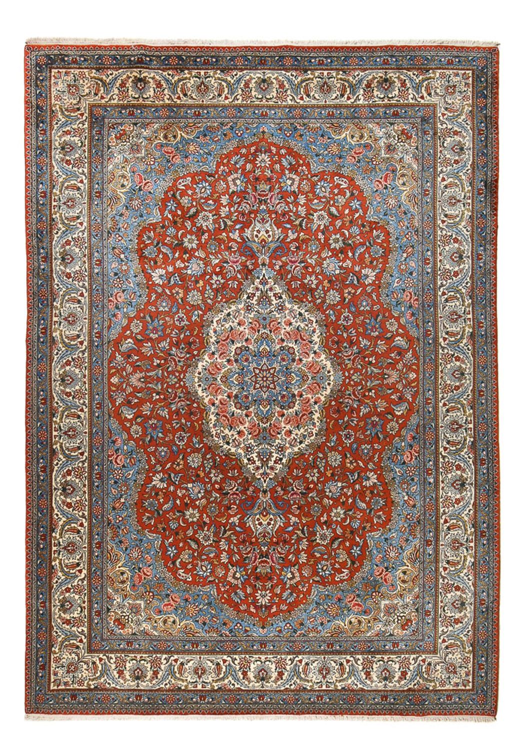 Persisk tæppe - Nomadisk - 370 x 248 cm - rød