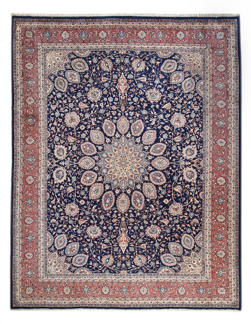 Persisk tæppe - Classic - 409 x 320 cm - mørkeblå