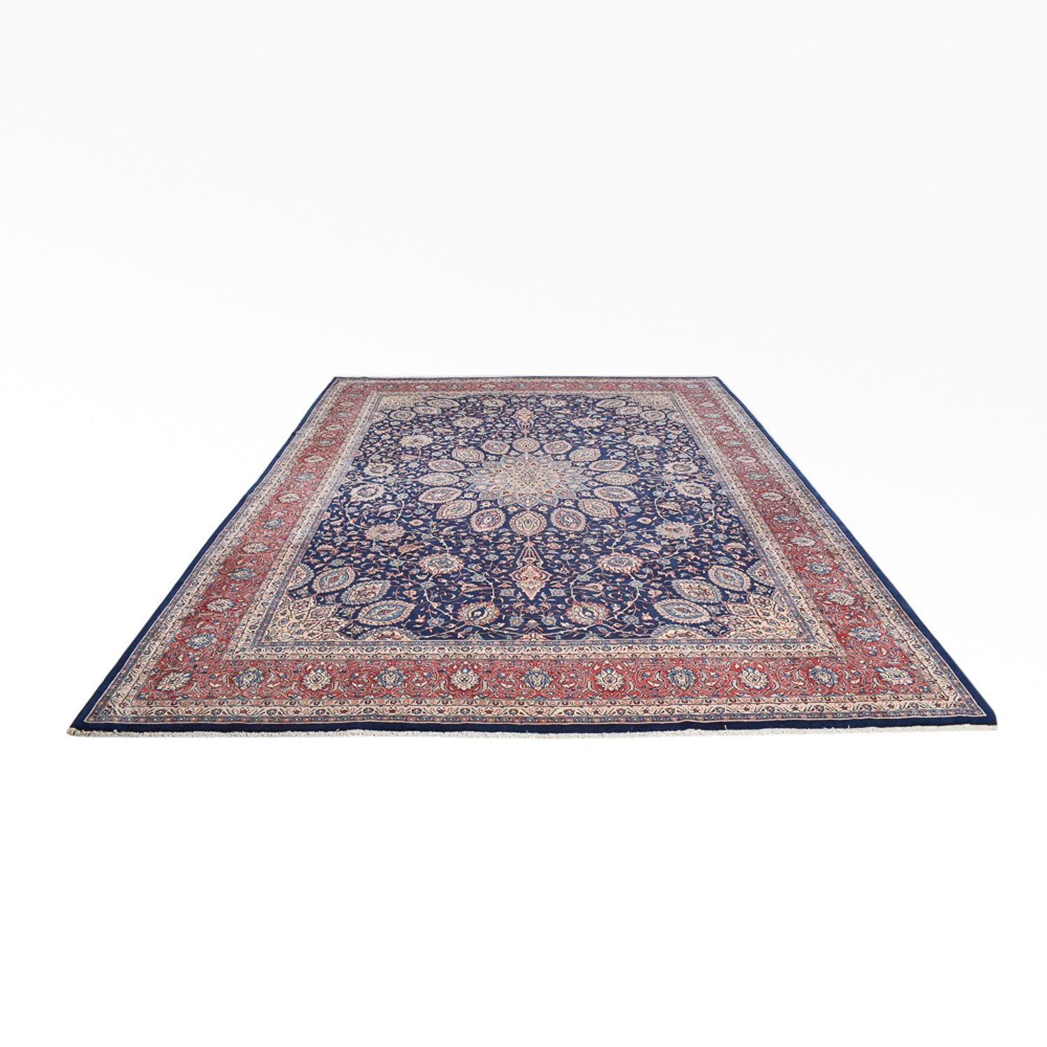 Persisk tæppe - Classic - 409 x 320 cm - mørkeblå