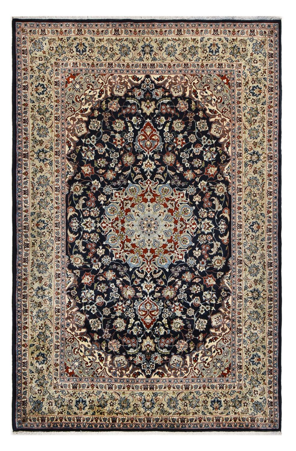 Persisk tæppe - Royal - Royal - 295 x 192 cm - mørkeblå