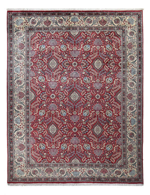 Persisk tæppe - Classic - Royal - 393 x 300 cm - mørkerød