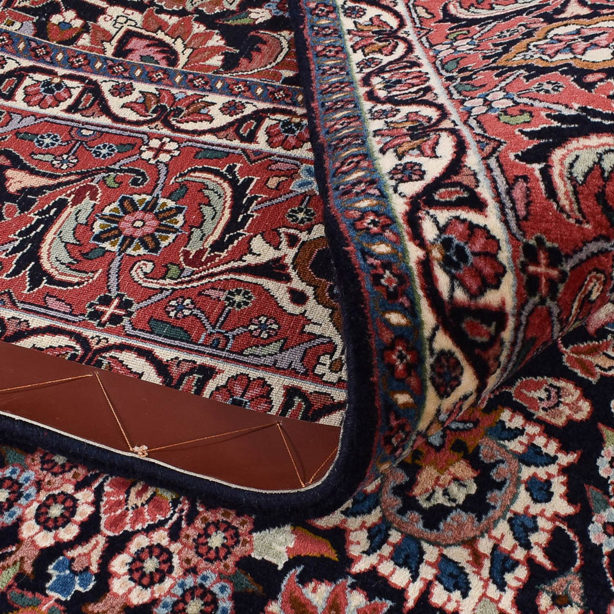 Persisk tæppe - Bijar - 367 x 257 cm - rust