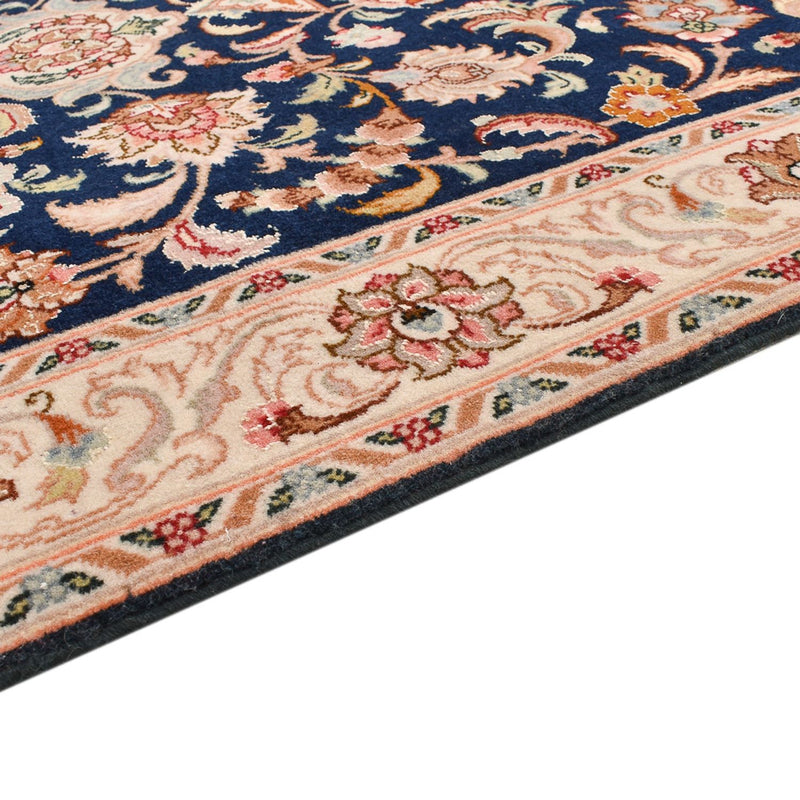 Løber Persisk tæppe - Tabriz - Royal - 310 x 82 cm - mørkeblå