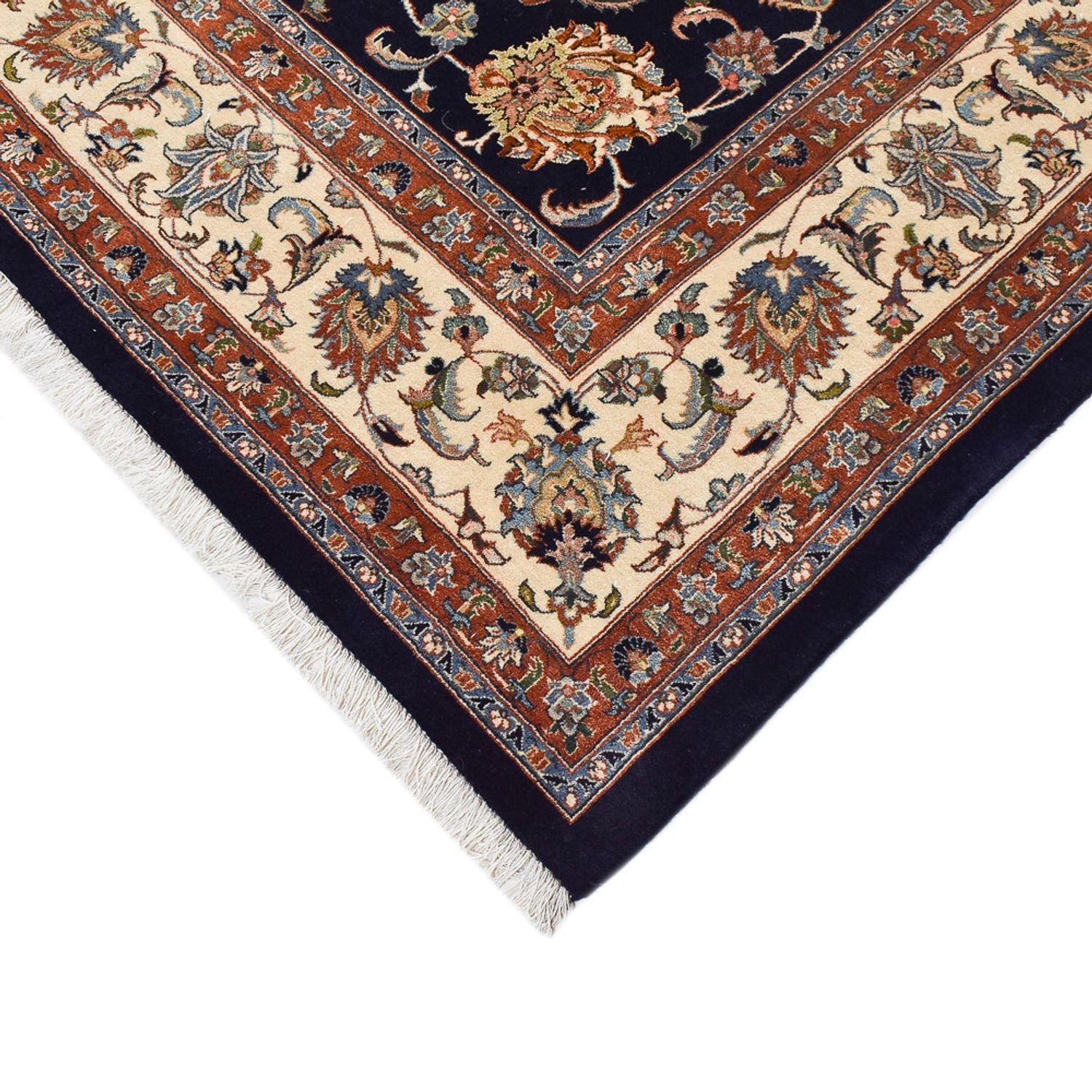 Persisk tæppe - Classic - Royal - 340 x 245 cm - mørkeblå