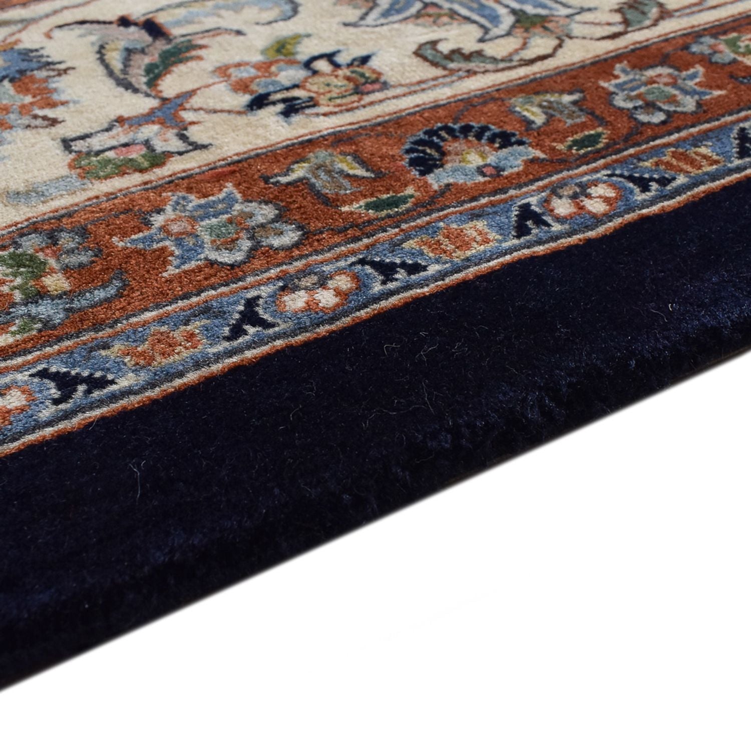 Persisk tæppe - Classic - Royal - 340 x 245 cm - mørkeblå