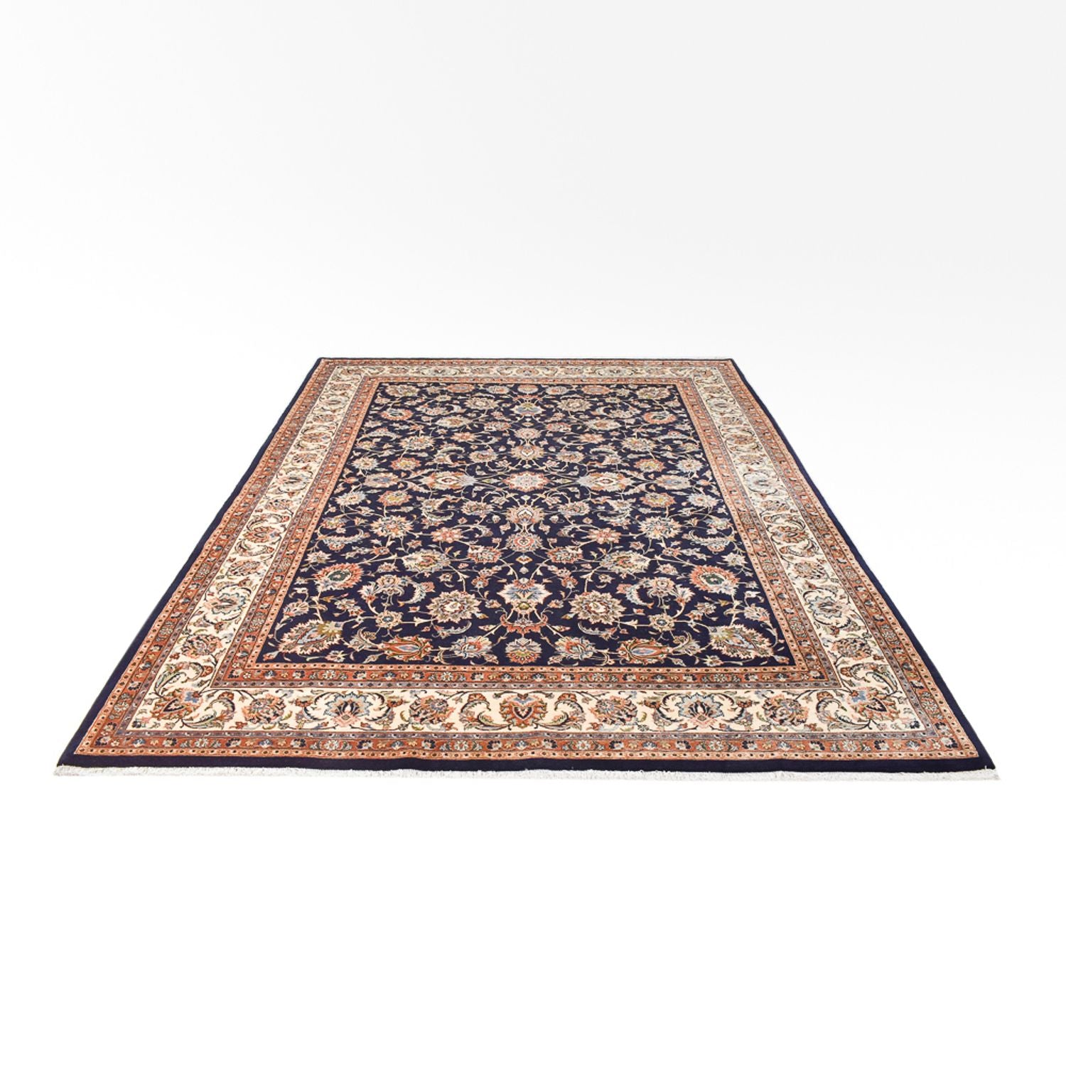 Persisk tæppe - Classic - Royal - 334 x 245 cm - mørkeblå