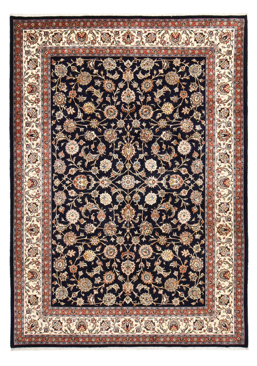 Persisk tæppe - Classic - Royal - 345 x 248 cm - mørkeblå
