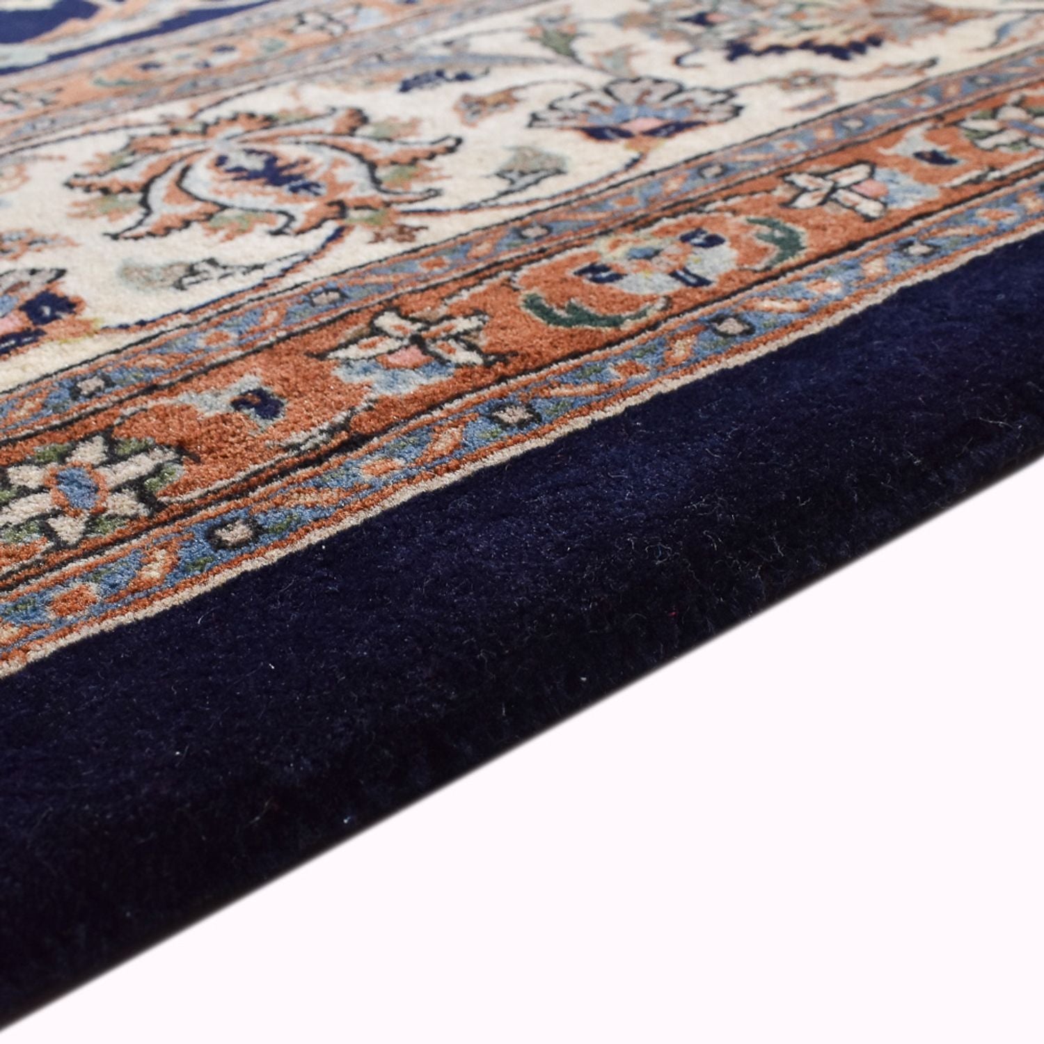 Persisk tæppe - Classic - Royal - 332 x 254 cm - mørkeblå