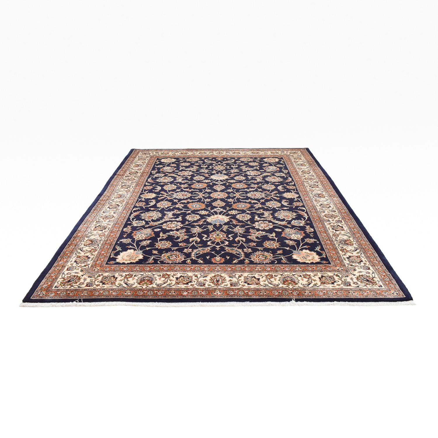 Persisk tæppe - Classic - Royal - 332 x 254 cm - mørkeblå