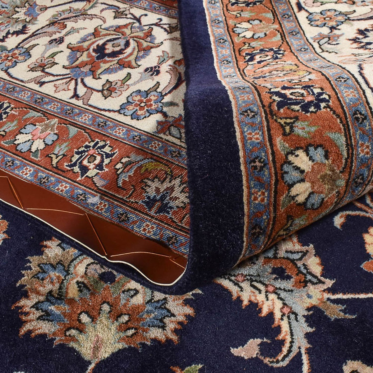 Persisk tæppe - Classic - Royal - 390 x 303 cm - mørkeblå