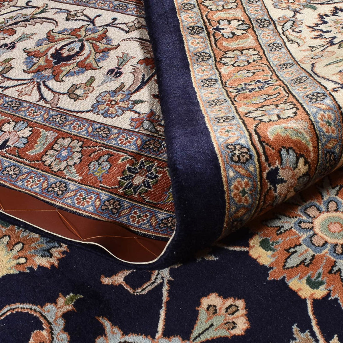 Persisk tæppe - Classic - Royal - 391 x 302 cm - mørkeblå