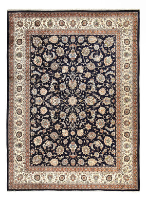 Persisk tæppe - Classic - Royal - 397 x 298 cm - mørkeblå