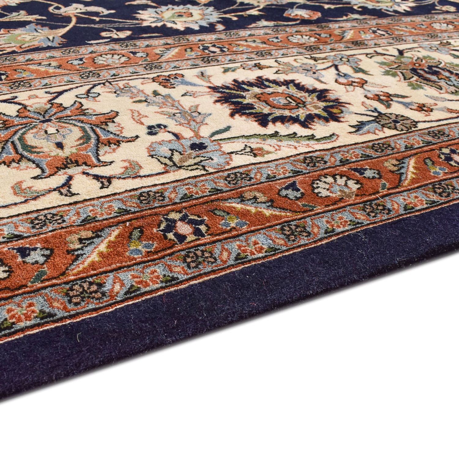 Persisk tæppe - Classic - Royal - 397 x 298 cm - mørkeblå