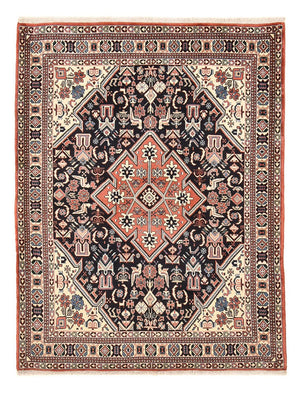 Gabbeh-tæppe - Kashkuli Persisk - 192 x 150 cm - mørkeblå