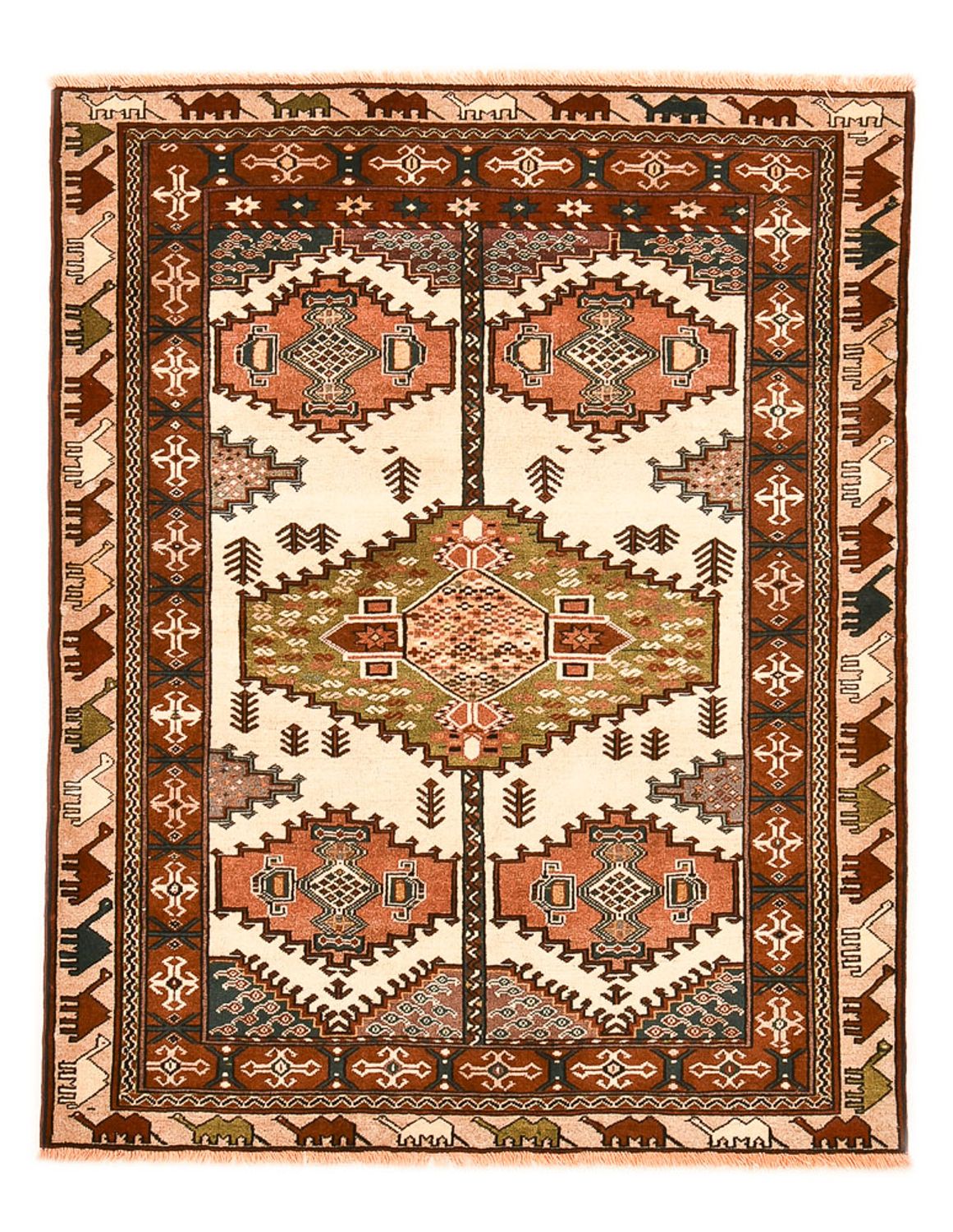 Persisk tæppe - Classic - 163 x 132 cm - flerfarvet