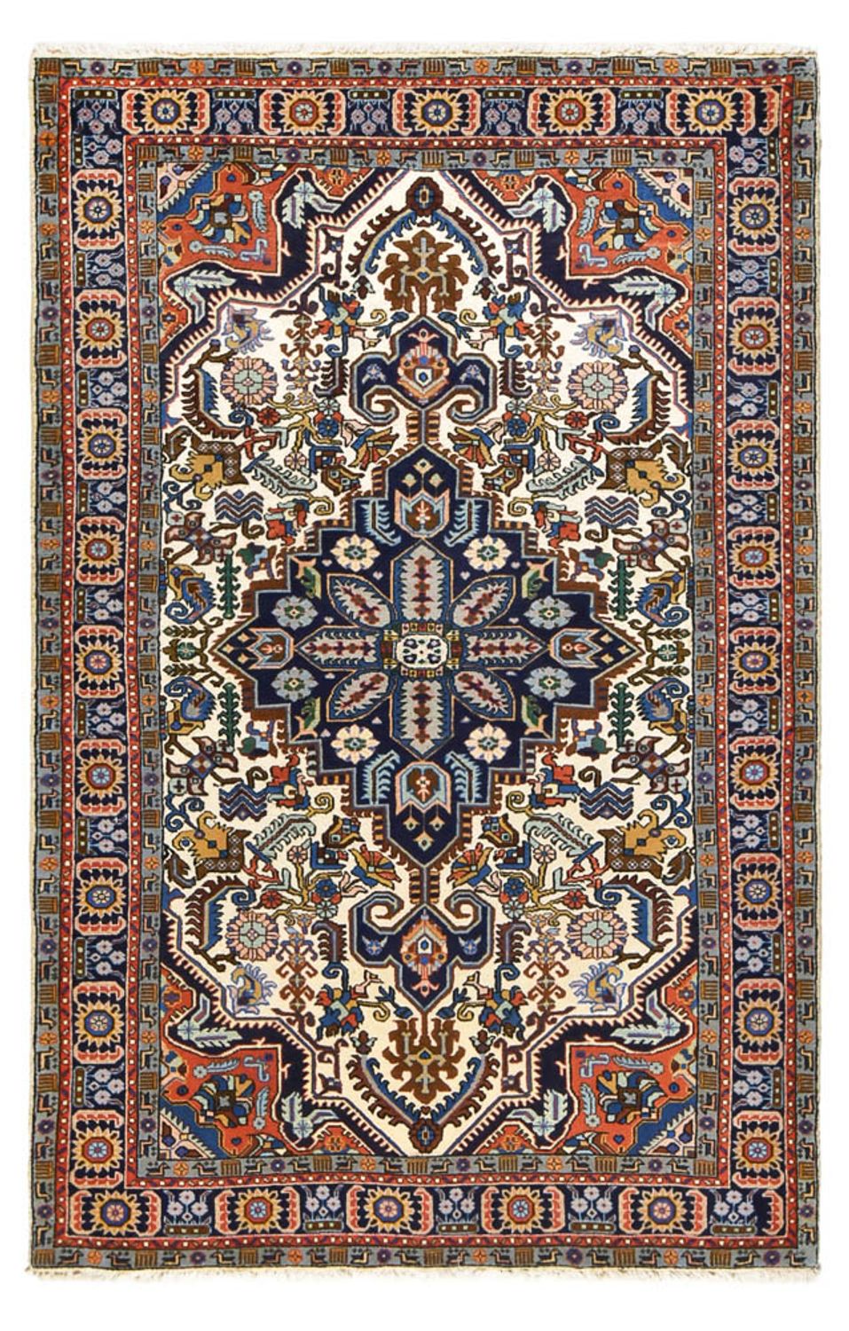 Persisk tæppe - Nomadisk - 222 x 144 cm - flerfarvet