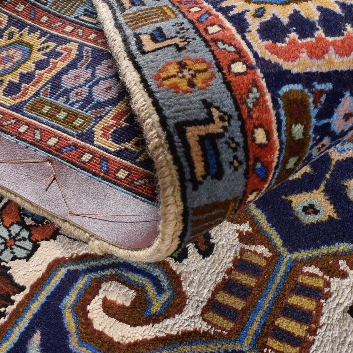 Persisk tæppe - Nomadisk - 222 x 144 cm - flerfarvet