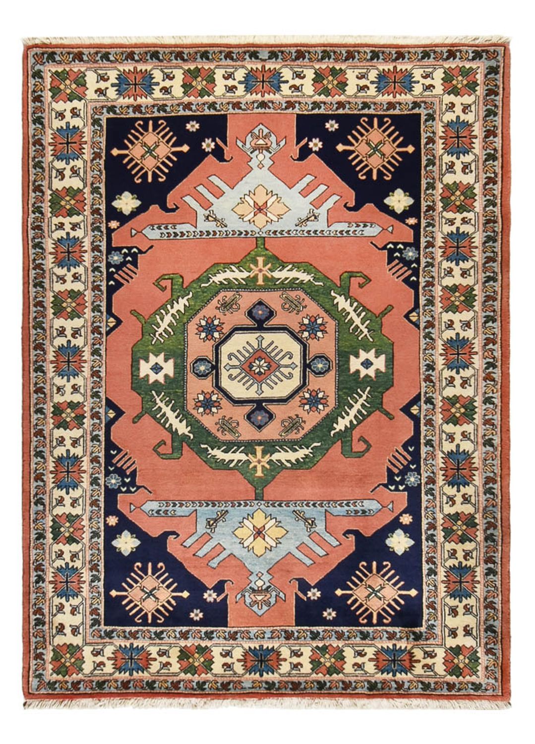 Persisk tæppe - Nomadisk - 220 x 163 cm - flerfarvet