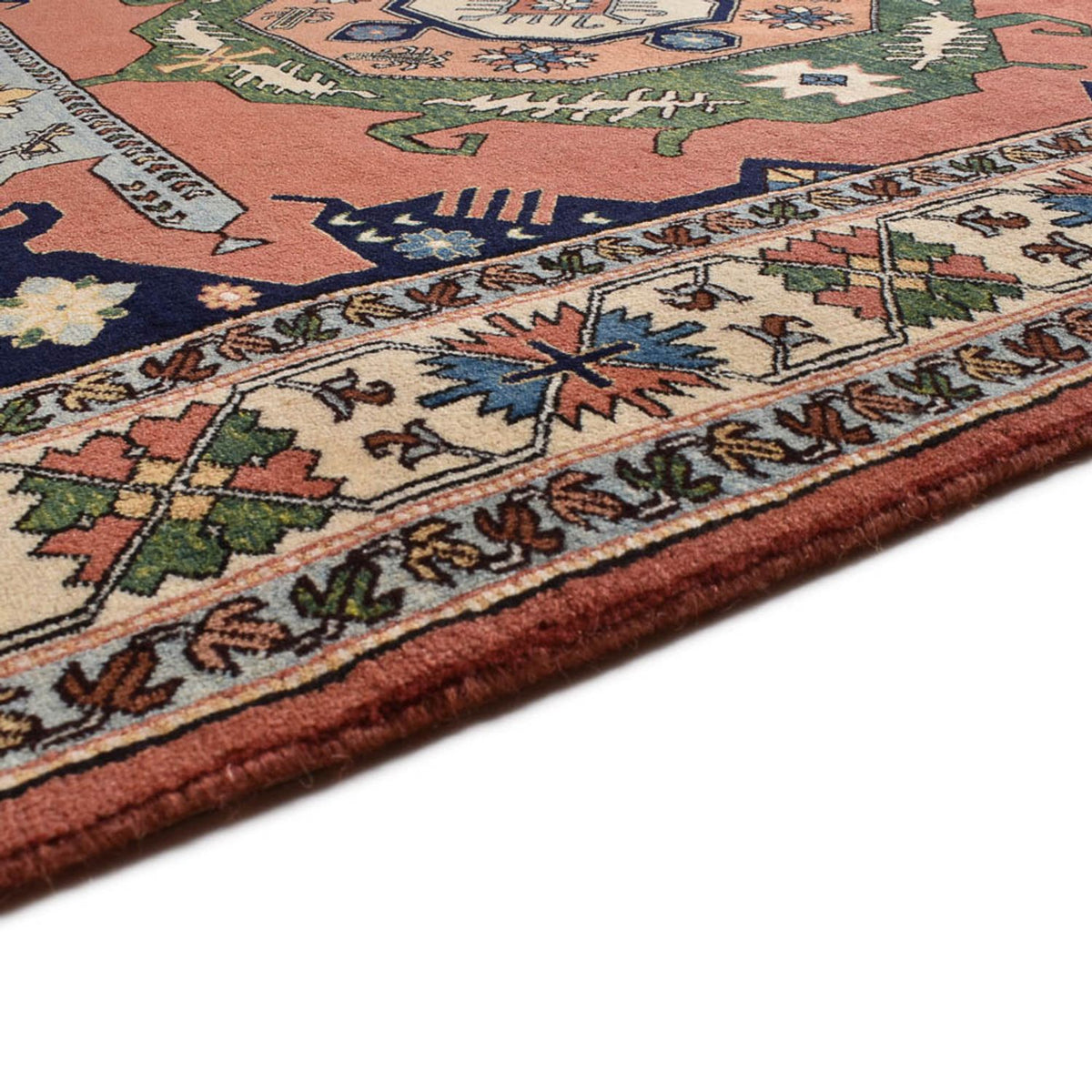 Persisk tæppe - Nomadisk - 220 x 163 cm - flerfarvet