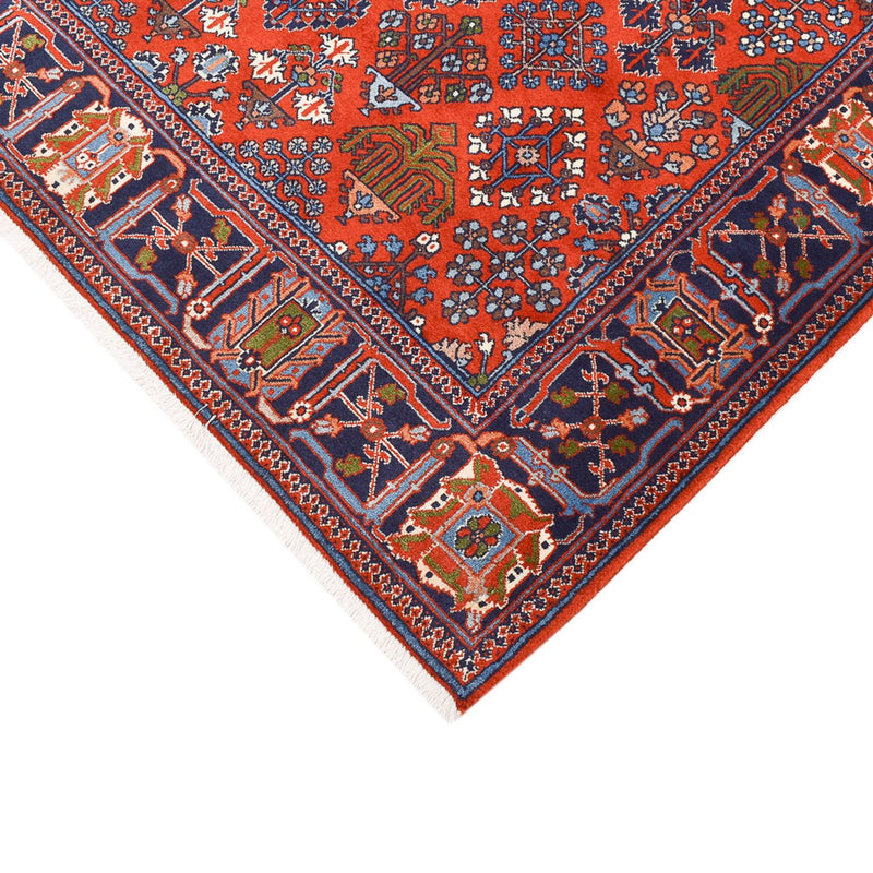 Persisk tæppe - Nomadisk - 204 x 138 cm - lysrød