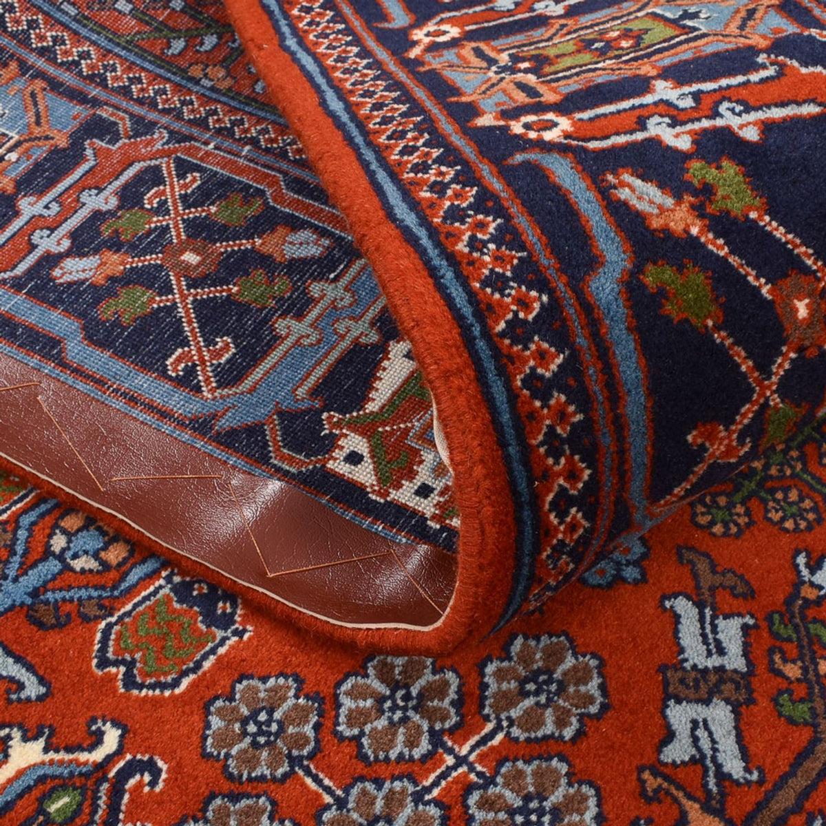 Persisk tæppe - Nomadisk - 204 x 138 cm - lysrød