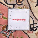 Persisk tæppe - Tabriz - Royal rundt  - 200 x 200 cm - creme