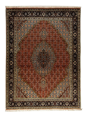 Persisk tæppe - Tabriz - Royal - 206 x 150 cm - rød