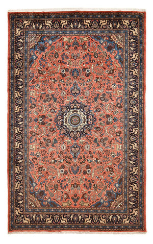 Persisk tæppe - Nomadisk - 311 x 205 cm - lysrød