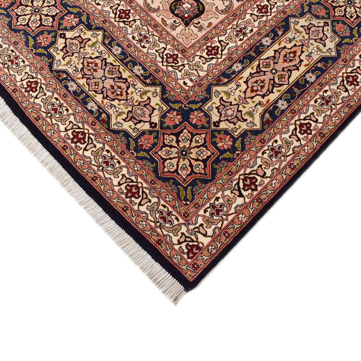 Persisk tæppe - Tabriz - Royal - 396 x 298 cm - mørk beige
