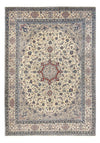 Isfahan Tæppe 303x430cm - Persisk tæppe - Rektangulær / Creme / 303 x 430 cm Rektangulær