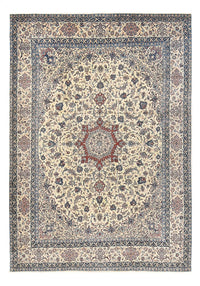 Persisk tæppe - Isfahan - Premium - 430 x 303 cm - creme