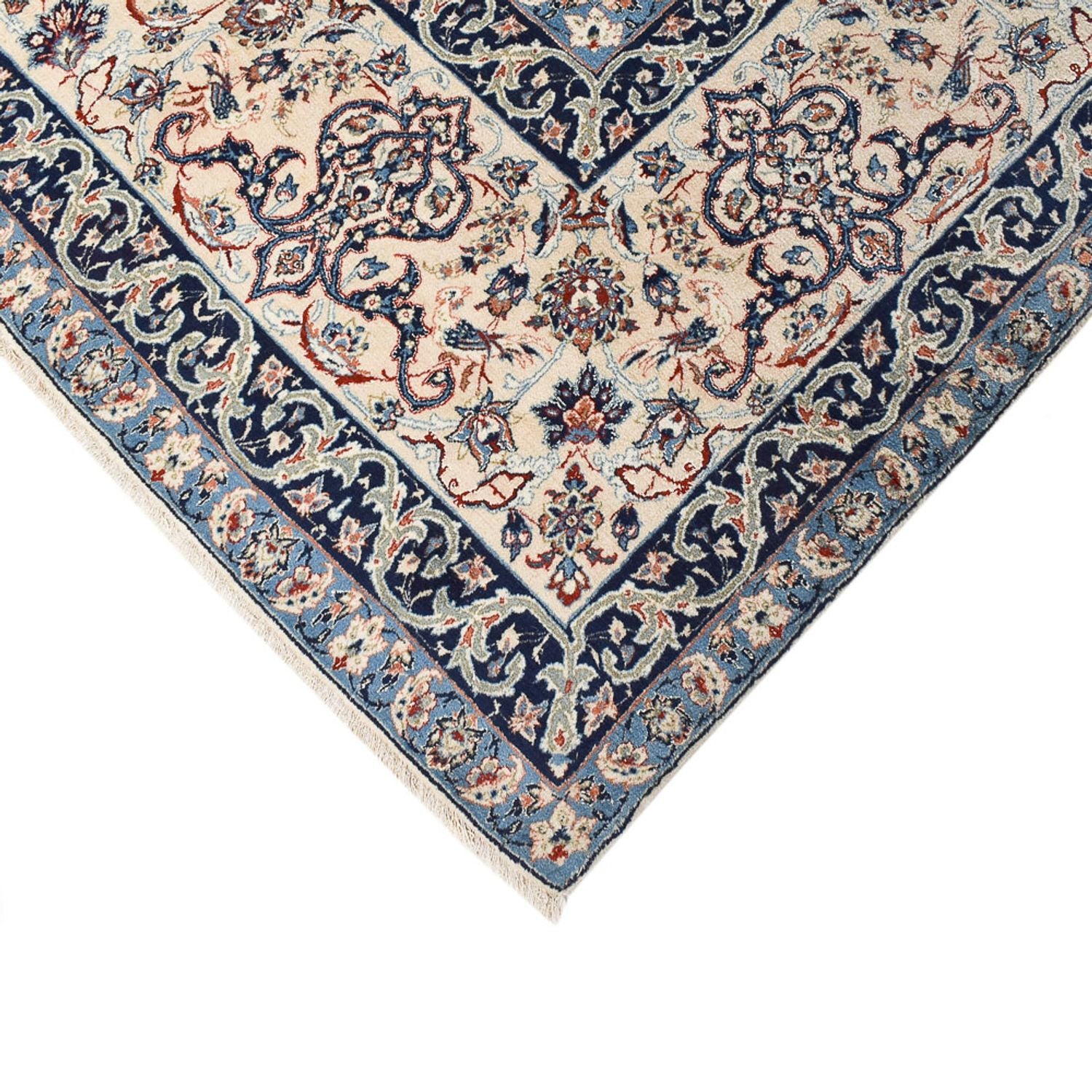 Persisk tæppe - Isfahan - Premium - 430 x 303 cm - creme