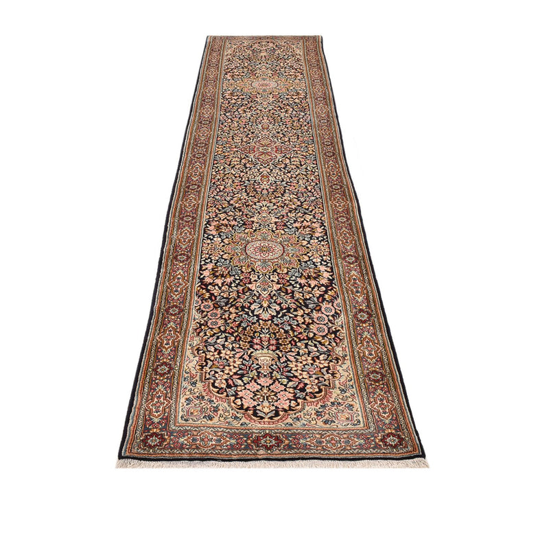 Løber Persisk tæppe - Royal - 390 x 85 cm - mørk beige